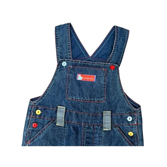 In The Night Garden Overalls Toddler 18-23M Iggle Piggle Embroidered Denim Bibs - Picture 4 of 9
